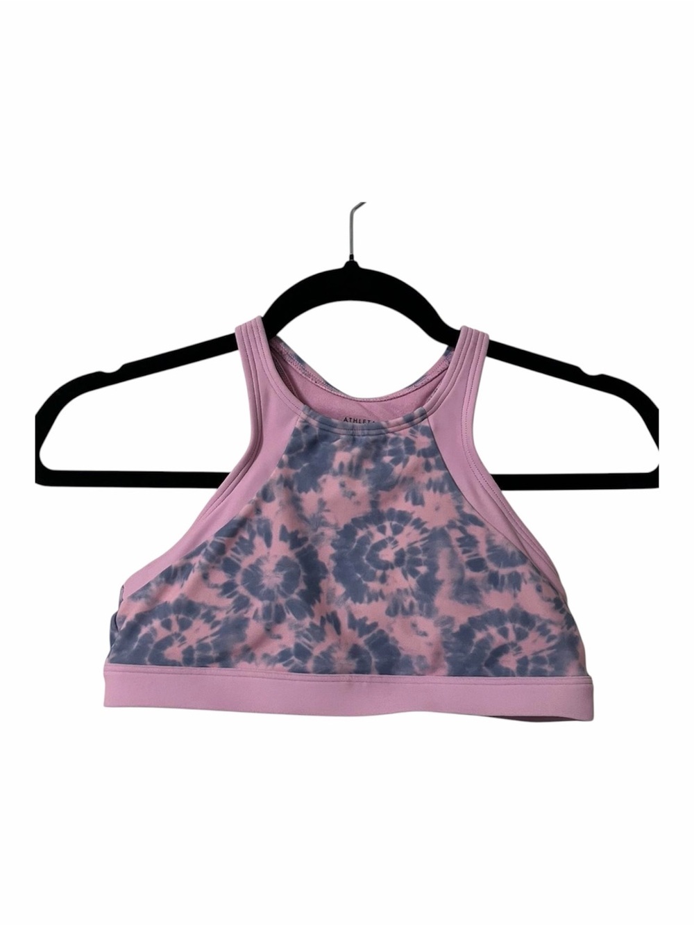 Athleta Girl Tie Dye Sports Bra Athletic Tank Gymnastics Dance Size L/12